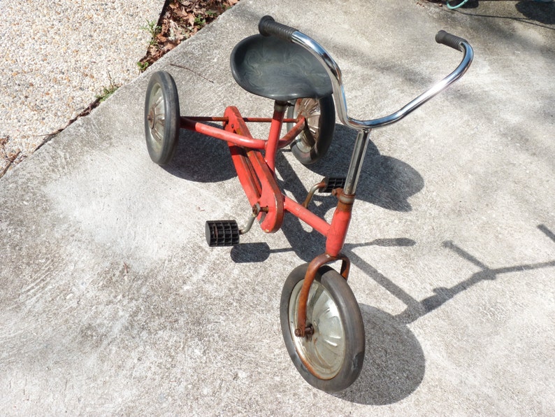 Vintage JUDEZ JOCKEY Children Old Tricycle Chain Drive Etsy