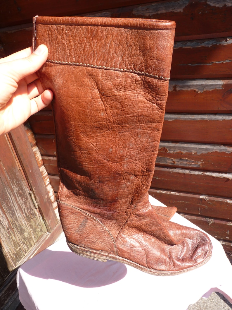 Bottes Cowboy Cock Of The Walk Taille 12.5 - Cuir Véritable - Fait Main Au Mexique - Style Western