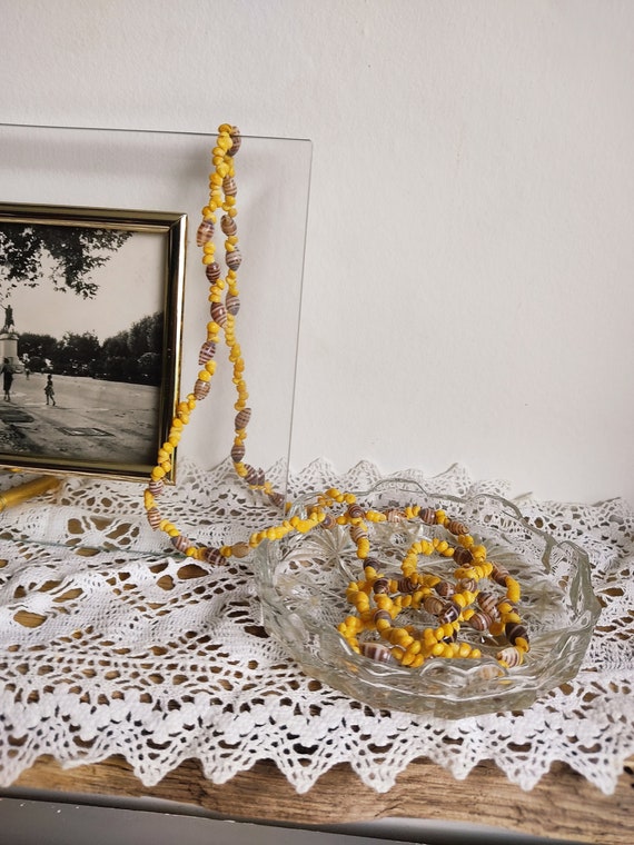 Joli collier sautoir vintage coquillage - Coquill… - image 1