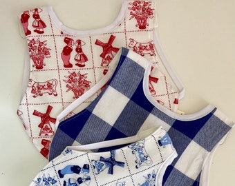 Dutch style bibs can be ordered with name of baby - baby gift