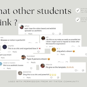 Planificador estudiantil Notion, todo en uno, panel de vida académica, plantilla estética imagen 10
