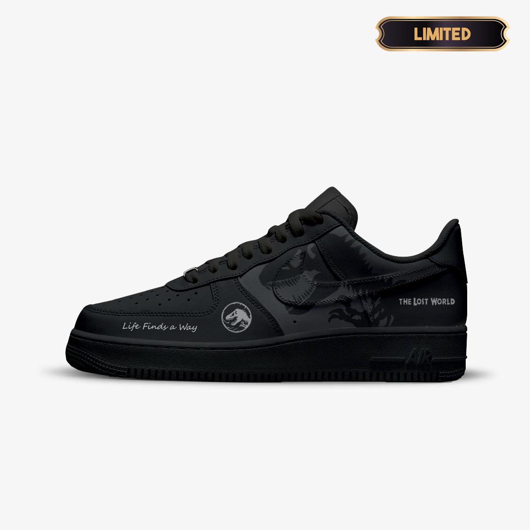 Nike Air Force Custom Paint Jurassic Park Ian Malcolm