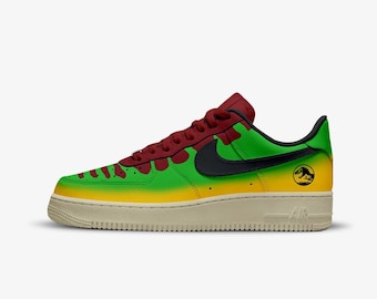 Air Force 1 Customs Jurassic Tirex Velociraptor Unisex