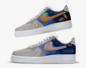 Custom Sneakers Zootopia Judy Hopps