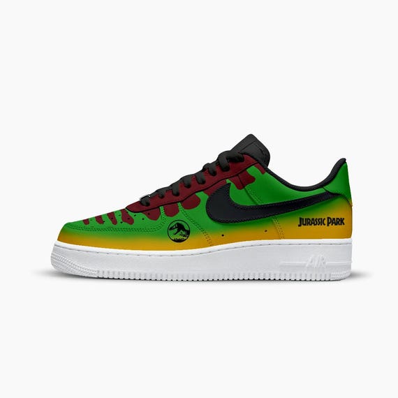 Nike Air Force Custom Jurassic Park Iconic Car - Etsy UK