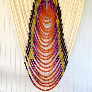 Large Handmade Wall hanging, Textile Art, Contemporary Soft Texture Fiber Hemp Art, Macrame Home Decor, Boho Woven Tapestry Wall Decor