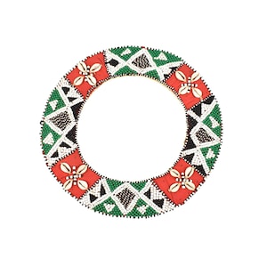 Kuba Beaded Collar Necklace Congo