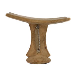 Turkana Wood Headrest with Handle Kenya