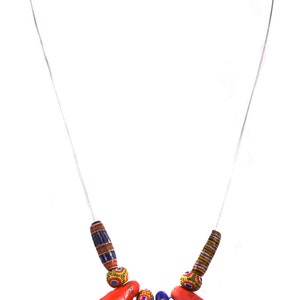 Kiffa Powder Glass Beaded Necklace Mauritanian image 2