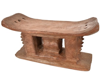 Asante Dwa Taburete Madera Trono Ghana