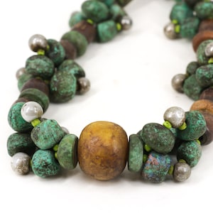 Moroccan Necklace Resin Mixed Moroccan Beads 40 Inch