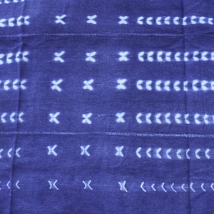 Indigo Textile Dogon or Mossi 60.5x43 Inch