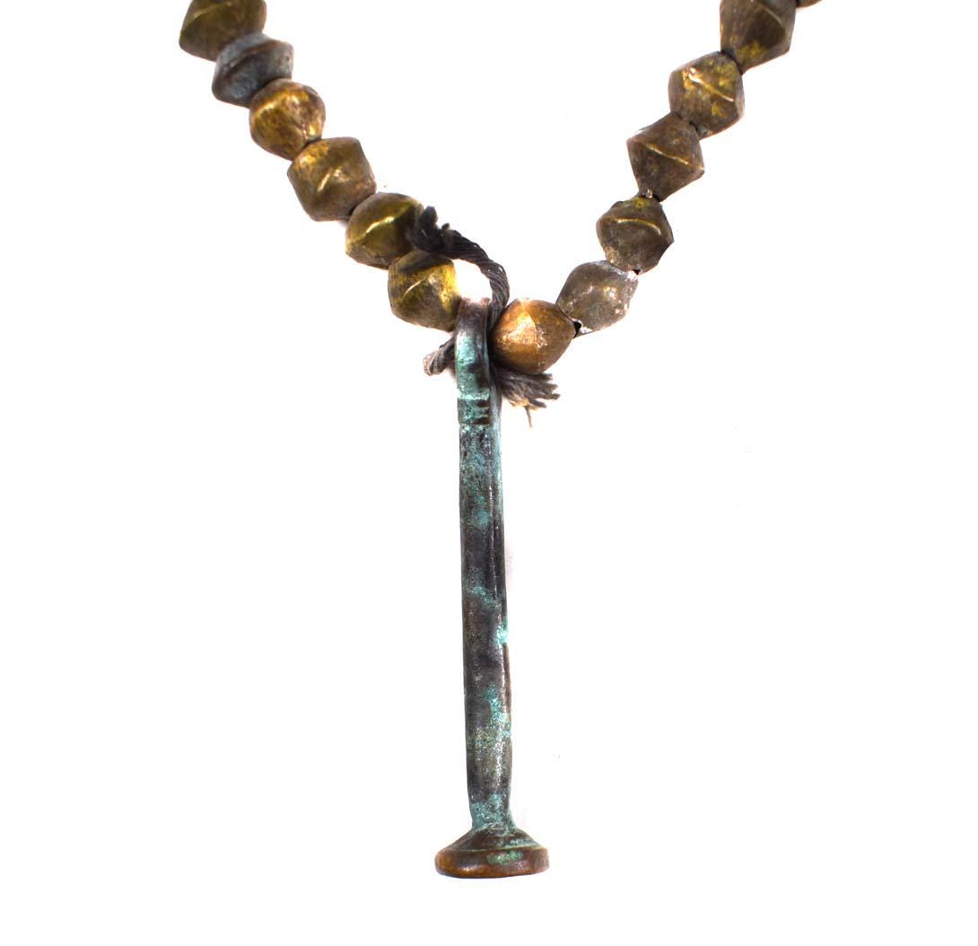 アクセサリー Fulani Traditional necklace Fulani Brass Metal Necklace Nigerian - Etsy