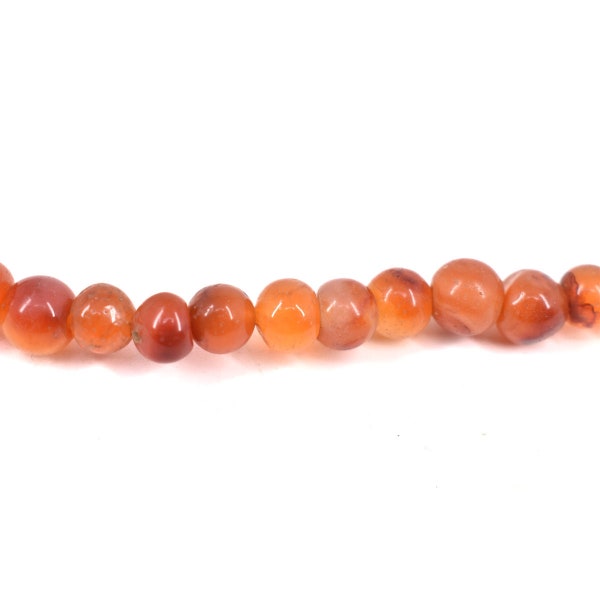 Carnelian Stone Trade Beads