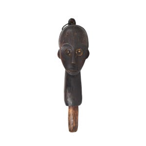 Fang Reliquary Two-Faced  Figure Gabon
