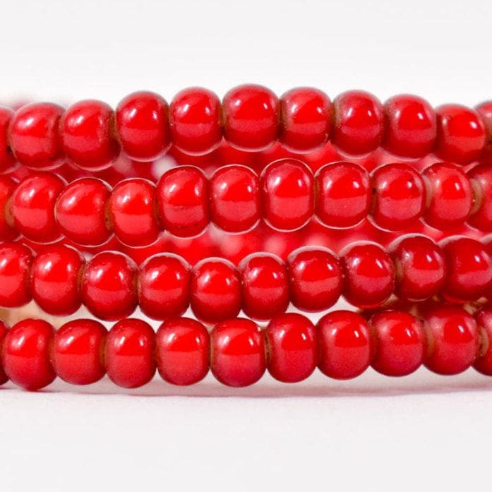 Red White Heart 3-4mm Venetian Trade Beads - Etsy