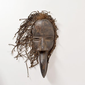 Dan Bird Mask with Beak Côte d&#39;Ivoire
