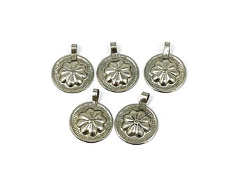 5 colgantes de plata etíopes