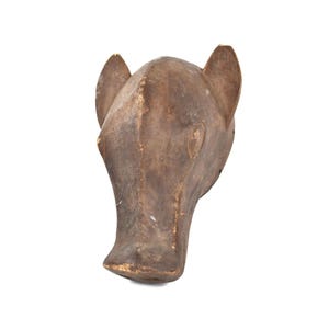 Suku Animal Mask Wood Congo African Art