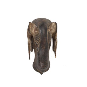 Baule Wooden Ram Mask Gbagba Côte d&#39;Ivoire