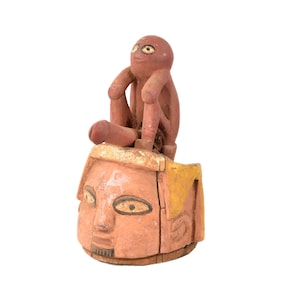 Yoruba Figural Gelede Mask Nigeria