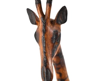 キリンの木彫り ジンバブエ 23.5インチ - Etsy 日本