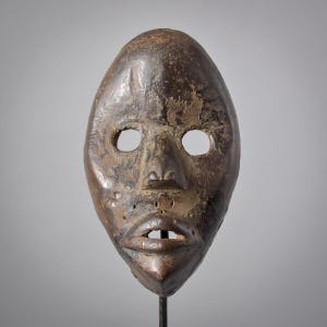 Dan Dean Gle Wood Mask Liberia