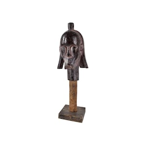 Fang Reliquary Head on Custom Base Gabon