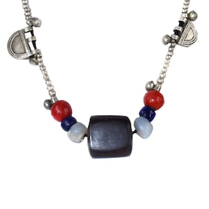 Silver Metal Telsum Necklace Ethiopia