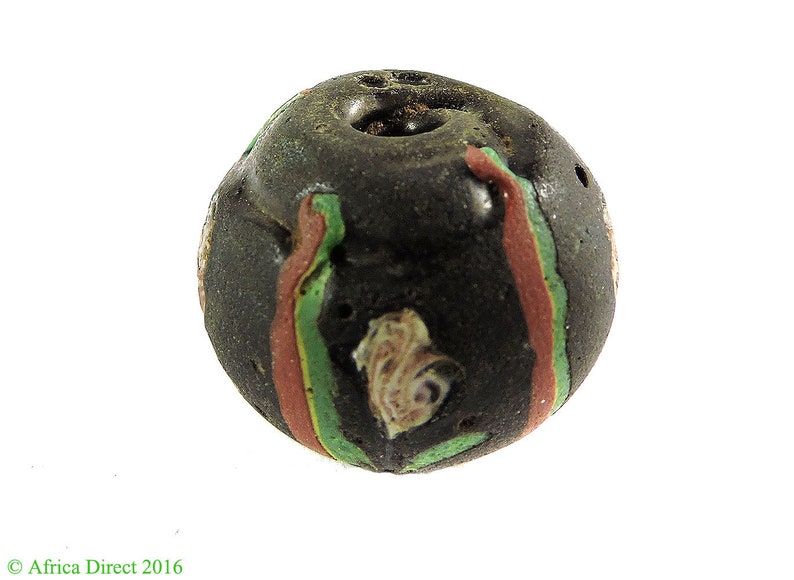Pink Ghost Venetian Trade Bead Africa Loose 110942
