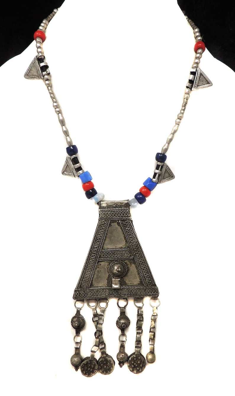 Ethiopian Necklace Silver Prayer Boxes Telsum Africa 127045