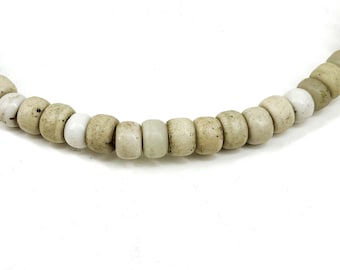 White Padre Bohemian Trade Beads