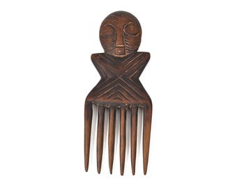 Songye Kifwebe Peine Figural Congo