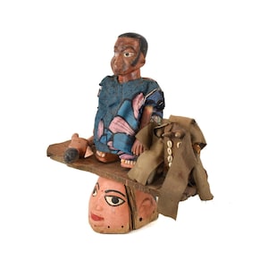 Yoruba Figural Gelede Mask Nigeria