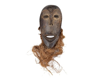 Lega Bearded Bwami Society Mask Congo