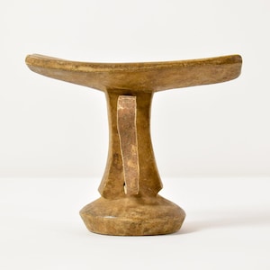 Turkana Wood Headrest with Strap Kenya