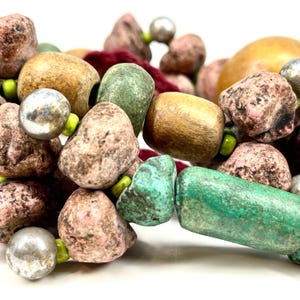 Berber Beaded Necklace Morocco 30 Inch