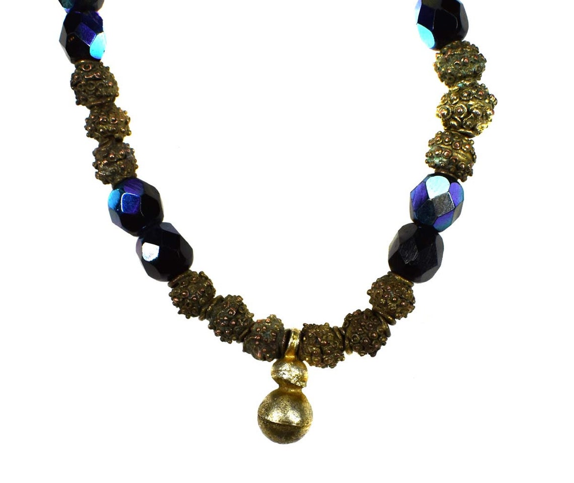 Yoruba Necklace Brass Africa 129272 | Etsy