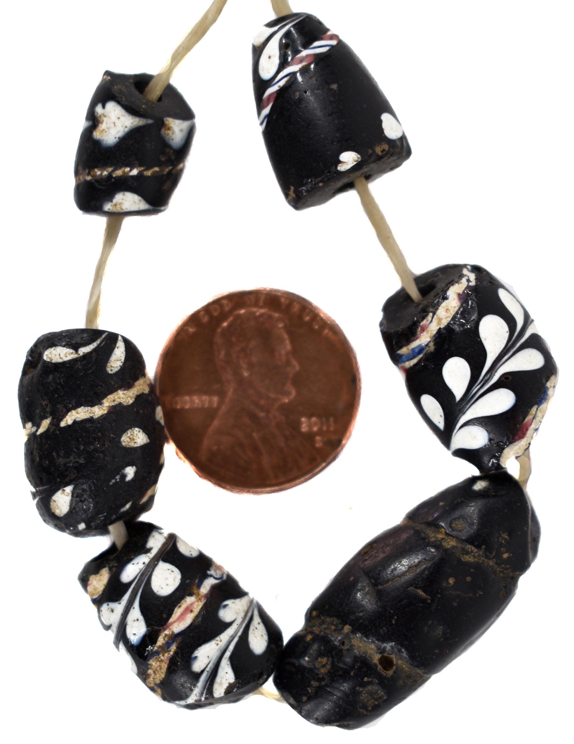 ルイスアンドクラーク含む　ベネチア風化玉　ブラック　ビーズ　まとめ ルイスアンドクラーク含む ベネチア風化玉 ブラック ビーズ まとめ