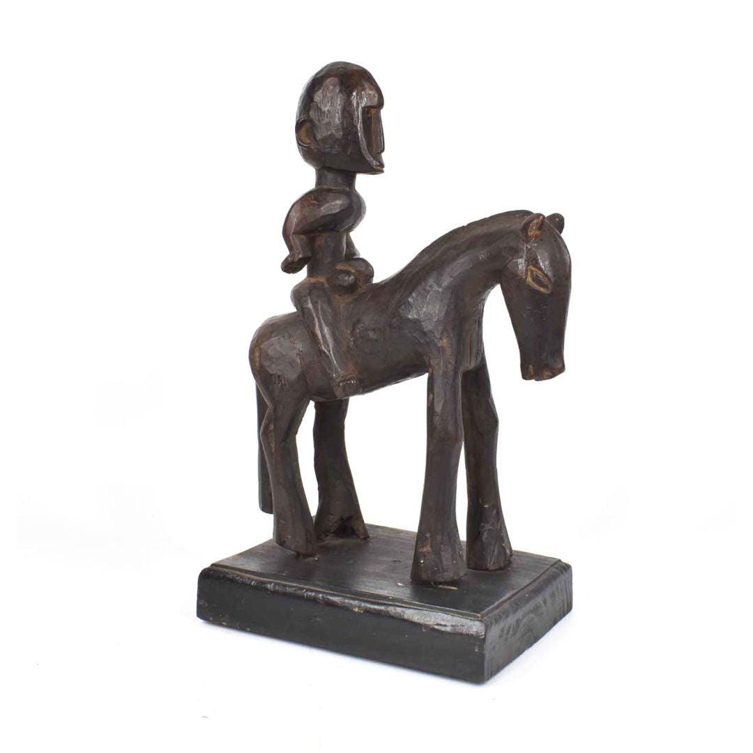 ★希少★ アフリカ美術【未開封】青山maturite アート 彫刻 オブジェ 馬 The Imaginative World of Japanese Sculptor Akishi Ueda