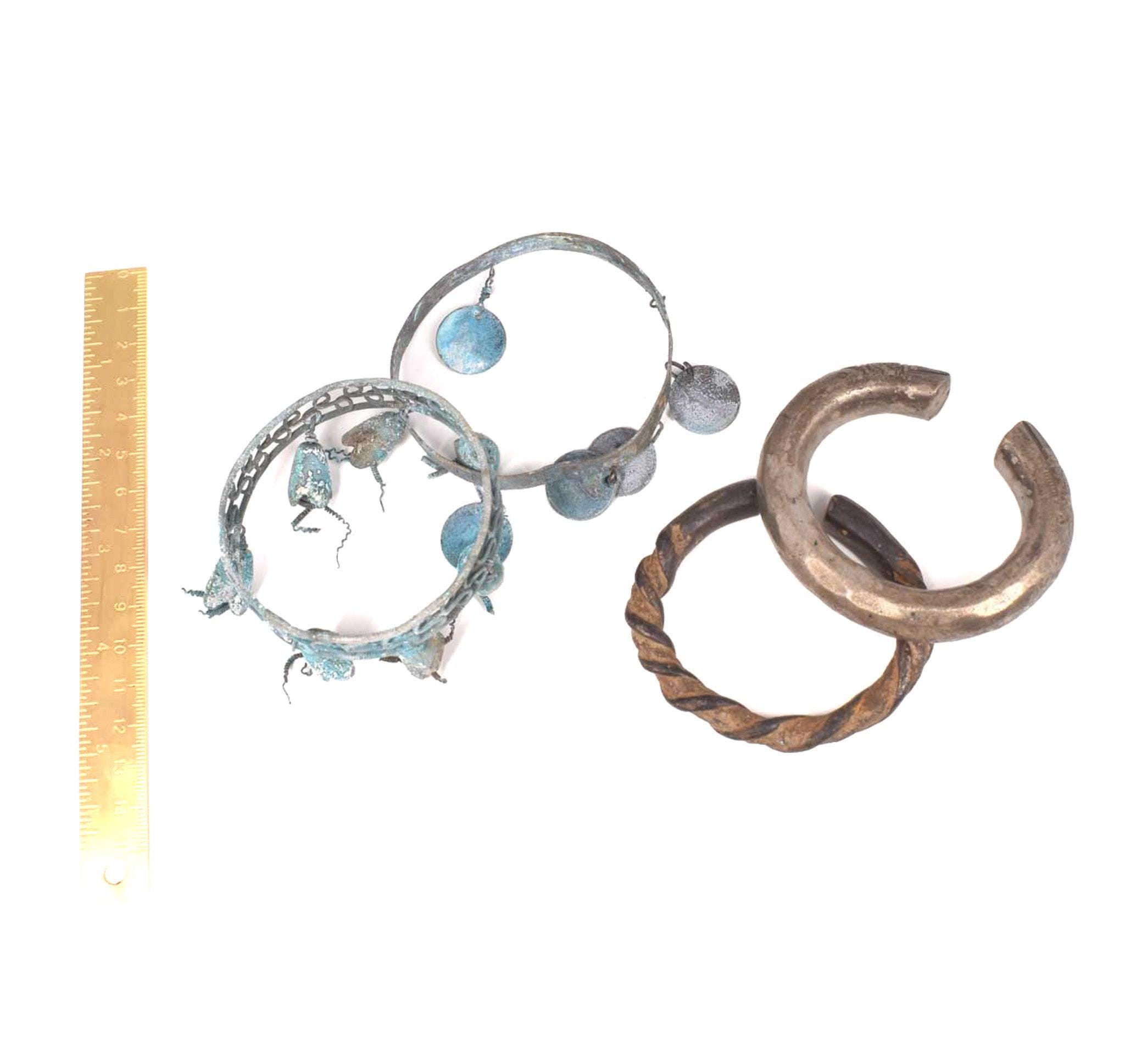 Amazon.com: Bead It Wear It Love It Brass Cuff Bracelets Set