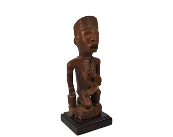 Kongo Maternity Figure on Base Congo