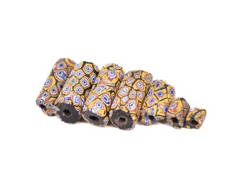 7 Millefiori Venetian Trade Beads Ericson Collection