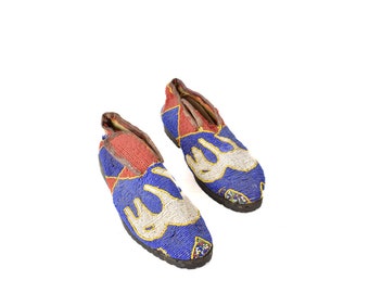 Yoruba Beaded Shoes Nigeria Sidley Collection