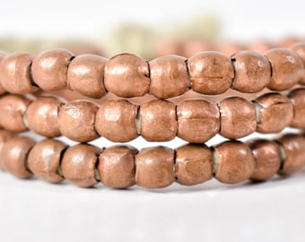 Copper Color Metal Trade Beads Ethiopia