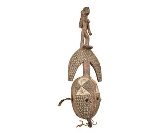 Mossi Mask with Figure Burkina Faso