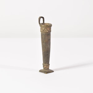 Tiv Brass Snuff Holder Nigeria