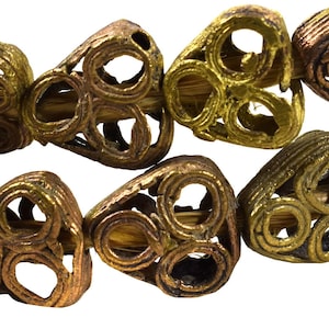 Baule Hollow Brass Beads Ghana