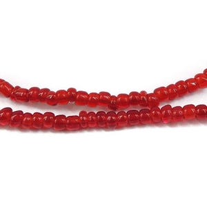 Old Red Seed Trade Beads 2mm