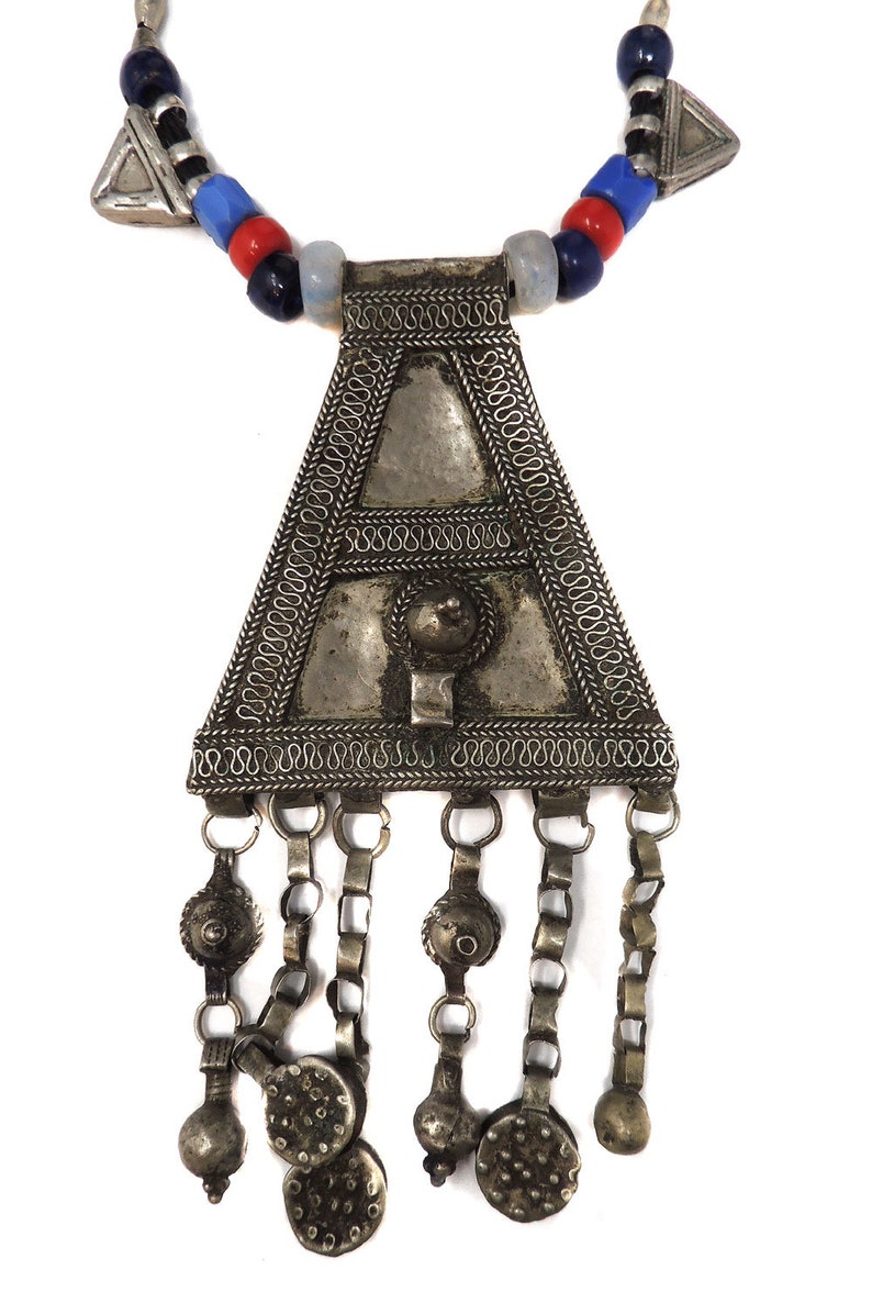 Ethiopian Necklace Silver Prayer Boxes Telsum Africa 127045